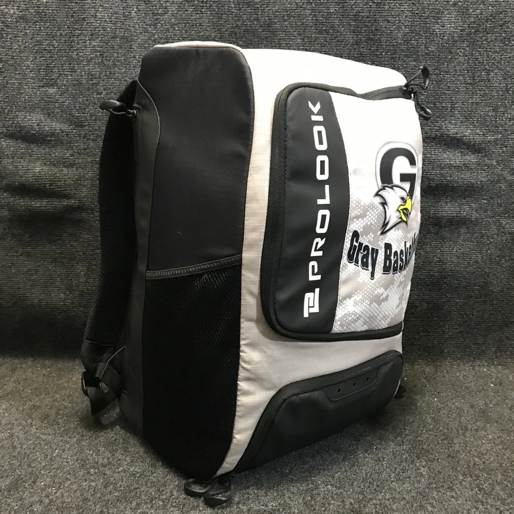 PROLOOK Sports Gray Collegiate Basketball Team Bag Black‎ Camouflage Backpack